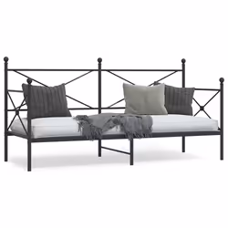 VidaXL 4104665 canapé lit sofa Noir