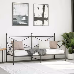 VidaXL 4104665 canapé lit sofa Noir