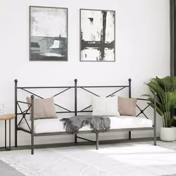 VidaXL 4104667 canapé lit sofa Noir