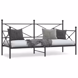 VidaXL 4104668 canapé lit sofa Noir