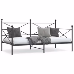 VidaXL 4104670 canapé lit sofa Noir