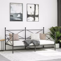VidaXL 4104671 canapé lit sofa Noir