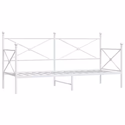 VidaXL 4104679, lit sofa, Blanc, Acier, 1970 mm, 805 mm, 1070 mm