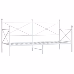 VidaXL 4104681, lit sofa, Blanc, Acier, 1970 mm, 960 mm, 1070 mm