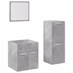 VidaXL 3324870, Gris, Bois, 410 mm, 385 mm, 460 mm, 3 pièce(s)