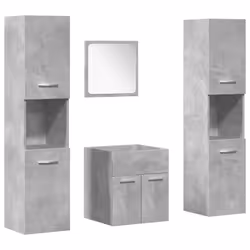 VidaXL 3324873, Gris, Bois, 410 mm, 385 mm, 460 mm, 4 pièce(s)