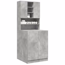 Avec ces armoires pour machine à laver, vous pouvez créer et utiliser de manière optimale un espace de rangement supplémentai ...