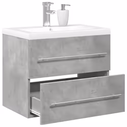 VidaXL 3324920 miroir de salle de bain et armoire de rangement pour évier