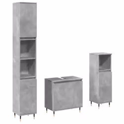 VidaXL 3324952, Gris, Bois, 580 mm, 330 mm, 600 mm, 3 pièce(s)