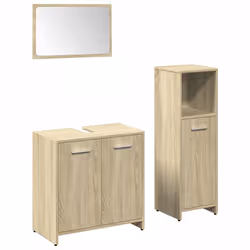 VidaXL 3324971, Chêne, Bois, 600 mm, 370 mm, 3 pièce(s)