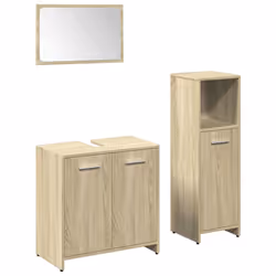 VidaXL 3324972, Chêne, Bois, 600 mm, 370 mm, 3 pièce(s)