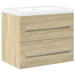 VidaXL 3325046 miroir de salle de bain et armoire de rangement pour évier
