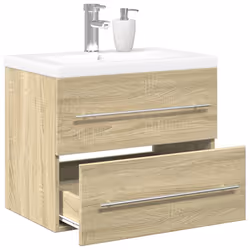 VidaXL 3325046 miroir de salle de bain et armoire de rangement pour évier