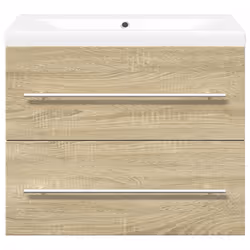VidaXL 3325046 miroir de salle de bain et armoire de rangement pour évier - Vue supplémentaire 4