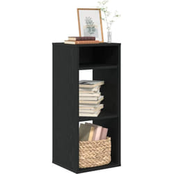 Bibliothèque noir 34x31x80 cm bois d'ingénierie Vidaxl