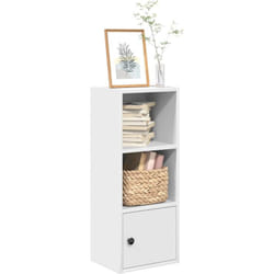 Bibliothèque blanc 31x24x77 cm bois d'ingénierie Vidaxl