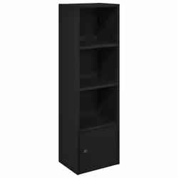 VidaXL 860338, Noir, Chêne, Bois, Bois, 310 mm, 240 mm, 1020 mm