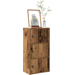 Bibliothèque vieux bois 40x24x77 cm bois d'ingénierie Vidaxl