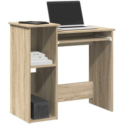 Bureau avec étagères chêne sonoma 84x40x78 cm - Vidaxl