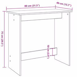 VidaXL 860456 bureau - Vue supplémentaire 8
