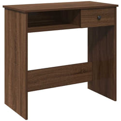 Vidaxl - Bureau chêne marron 80x40x75 cm bois d'ingénierie