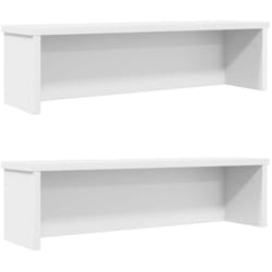 Vidaxl - tagères de cuisine empilables 2 pcs blanc 50x15x16 cm