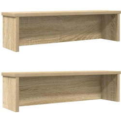 Vidaxl - tagères de cuisine empilables 2 pcs chêne sonoma 60x15x16 cm