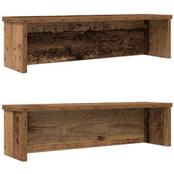 VidaXL Étagères de cuisine empilables 2 pcs vieux bois 60x15x16 cm