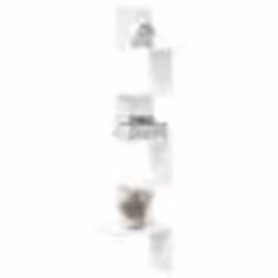 vidaXL Étagère dangle murale blanc 32x32x1275 cm bois dingénierie étagère murale étagère suspendue étagère murale 860517