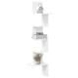 vidaXL Étagère dangle murale blanc 32x32x1275 cm bois dingénierie étagère murale étagère suspendue étagère murale 860517