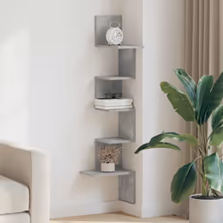 VidaXL 860520 étagères Bois Gris