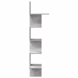 VidaXL 860520 étagères Bois Gris - Vue supplémentaire 5