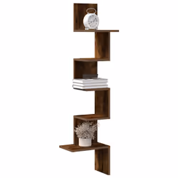 VidaXL 860521 étagères Bois Chêne, Marron - Vue supplémentaire 2