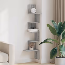 VidaXL 860522 étagères Bois Gris