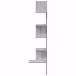 VidaXL 860522 étagères Bois Gris - Vue supplémentaire 4