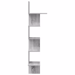 VidaXL 860522 étagères Bois Gris - Vue supplémentaire 5