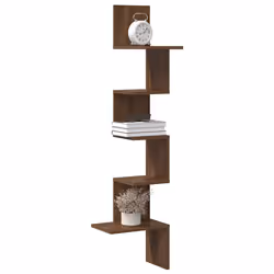 VidaXL 860523 étagères Bois Marron, Bois