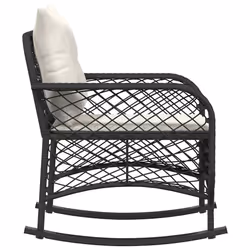 VidaXL 4104193 chaise d'extérieur Terrace Siège rembourré Polyuréthane, Acier Crème, Blanc - Vue supplémentaire 5