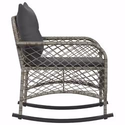 VidaXL 4104195 chaise d'extérieur Terrace Siège rembourré Polyuréthane, Acier Gris - Vue supplémentaire 5