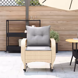 VidaXL 4104196 chaise d'extérieur Terrace Siège rembourré Polyuréthane, Acier Gris
