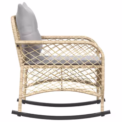 VidaXL 4104196 chaise d'extérieur Terrace Siège rembourré Polyuréthane, Acier Gris - Vue supplémentaire 5
