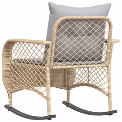 VidaXL 4104196 chaise d'extérieur Terrace Siège rembourré Polyuréthane, Acier Gris - Vue supplémentaire 6