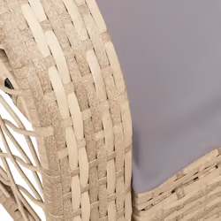 VidaXL 4104196 chaise d'extérieur Terrace Siège rembourré Polyuréthane, Acier Gris - Vue supplémentaire 8