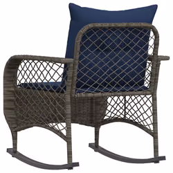 VidaXL 4104200 chaise d'extérieur Terrace Siège rembourré Polyuréthane, Acier Bleu - Vue supplémentaire 6