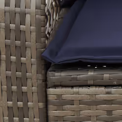 VidaXL 4104200 chaise d'extérieur Terrace Siège rembourré Polyuréthane, Acier Bleu - Vue supplémentaire 7