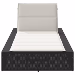 VidaXL 4104202 chaise d'extérieur Linge Siège rembourré Polyester Crème, Blanc - Vue supplémentaire 4