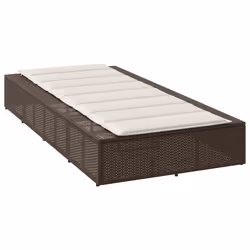 VidaXL 4104203 chaise d'extérieur Linge Siège rembourré Polyester Crème, Blanc - Vue supplémentaire 5
