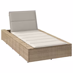 VidaXL 4104206, Linge, Siège rembourré, Polyester, Crème, Blanc, 2100 mm, 1000 mm