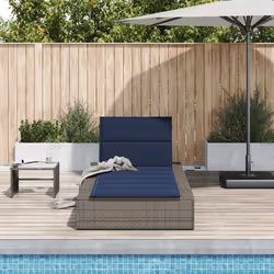 VidaXL 4104209 chaise d'extérieur Linge Siège rembourré Polyester Bleu - Vue supplémentaire 3