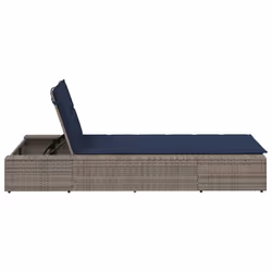 VidaXL 4104209 chaise d'extérieur Linge Siège rembourré Polyester Bleu - Vue supplémentaire 7
